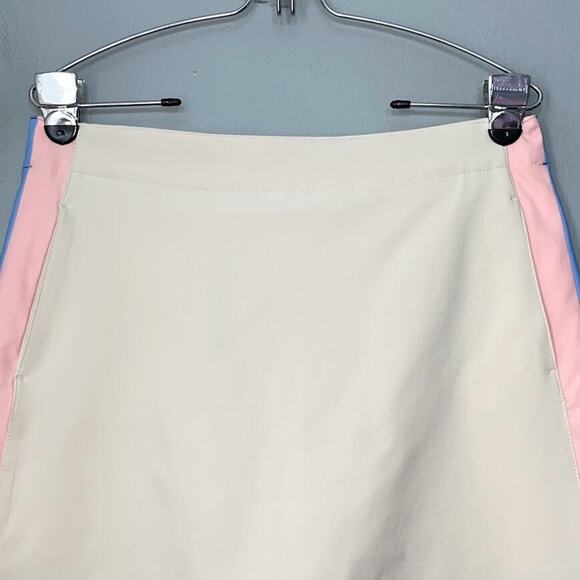 Lady Hagen Size 6 Short Colorblock Skort Skirt Attached Shorts Sporty Preppy - Picture 3 of 11